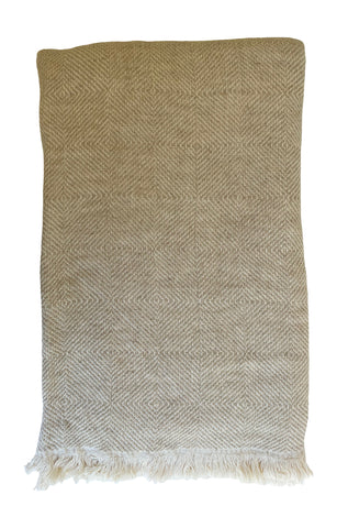 French Connection - Natural Throw (linen & cotton blend)