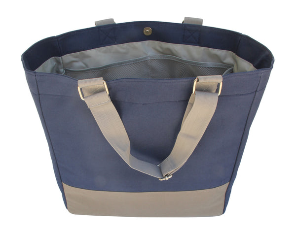 2 Reusable Foldable Shopping Bags and 1 Eco-Friendly Insulated Canvas Multipurpose Tote Bag / Picnic Bag / Reusable Shopping Bag / Farmers Market Bag / Beach Bag / Work Bag & more