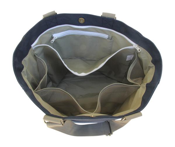 4 Reusable Foldable Shopping Bags and 1 Eco-Friendly Insulated Canvas Multipurpose Tote Bag / Picnic Bag / Reusable Shopping Bag / Farmers Market Bag / Beach Bag / Work Bag & more